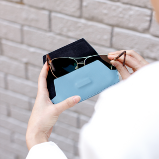 Fox and Leo glasses case - Teal