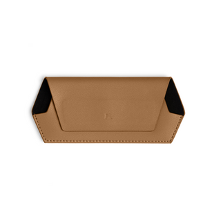 Fox and Leo glasses case - Tan
