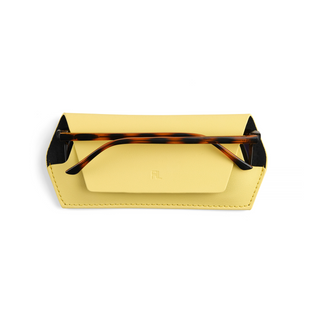 Fox and Leo glasses case - Yellow