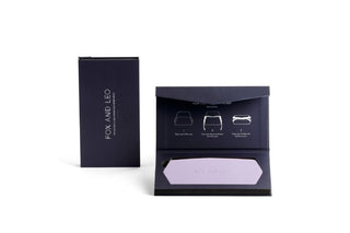 Fox and Leo glasses case - Lilac