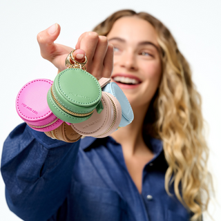 Eye Catcher charm with microfibre cleaning cloth - Sage