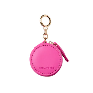 Eye Catcher charm with microfibre cleaning cloth - Hot Pink