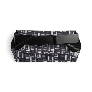 Fox and Leo glasses case - Vegan F&L Print Navy