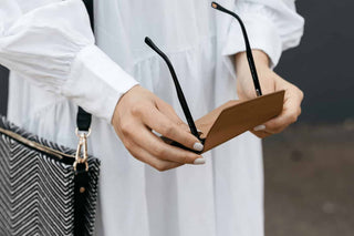 Fox and Leo glasses case - Tan