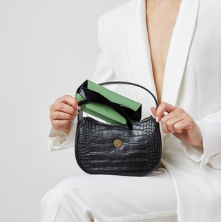 Slimline Glasses Case, front view, Fox and Leo