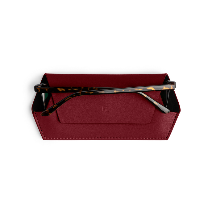 Slimline Glasses Case - Burgundy – Slimline Glasses Case - Burgundy