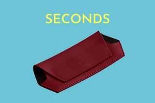 Seconds Glasses Case - Burgundy