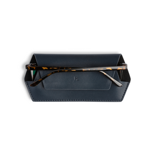 Fox and Leo glasses case - Navy