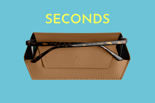 Seconds Glasses case - Tan