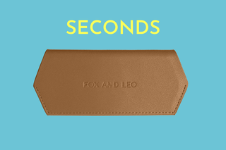 Seconds Glasses case - Tan