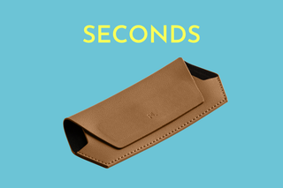 Seconds Glasses case - Tan