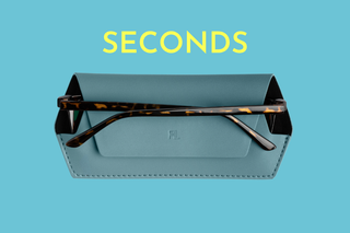 Seconds Glasses case - Teal