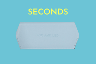 Seconds Glasses case - Sky blue