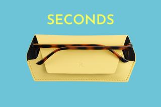 Seconds Glasses case - Yellow