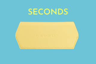 Seconds Glasses case - Yellow