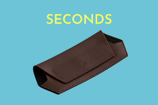 Seconds Glasses case - Chocolate