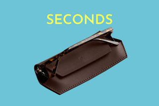 Seconds Glasses case - Chocolate