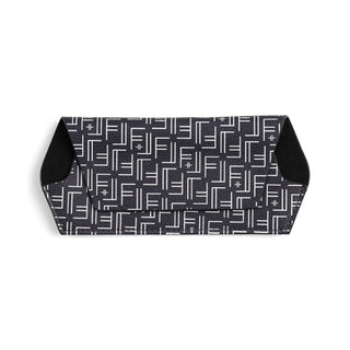 Fox and Leo glasses case - Vegan F&L Print Navy