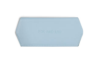 Fox and Leo glasses case - Sky Blue