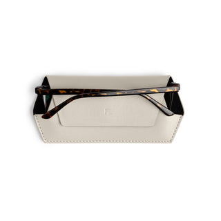 Slimline glasses case - Stone Plain