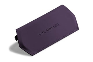 Slimline glasses case - Mulberry