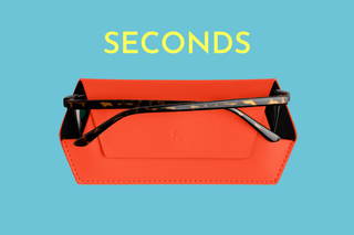 Seconds Glasses case - Orange