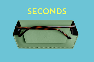 Seconds Glasses Case - Sage