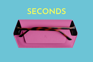 Seconds Glasses case - Hot Pink