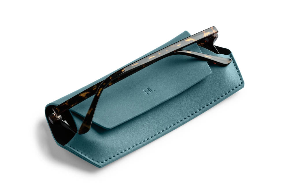 Fox and Leo glasses case - Teal